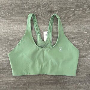 Sporty & Rich Sage Racerback Sports Bra